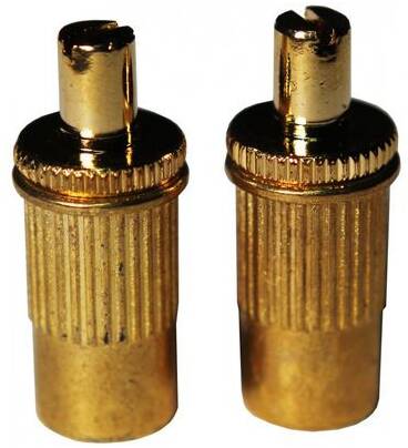 PAXPHIL MB005 GD GD HINGE POST & NUT, 2 PCS/SET, GD - втулка для крепления...