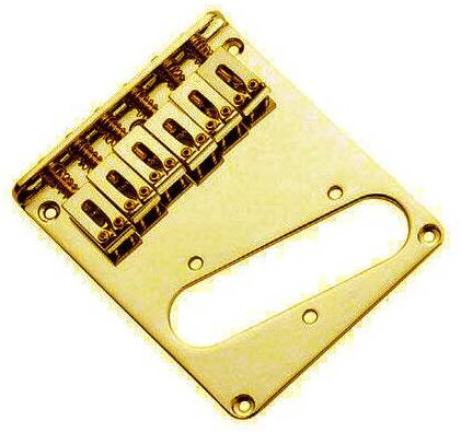 PAXPHIL BT001 GD T-TYPE BRIDGE - струнодержатель для электрогитары телекастер,...