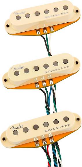 FENDER Gen 4 Noiseless Stratocaster Pickups, Set of 3 Комплект звукоснимателей...