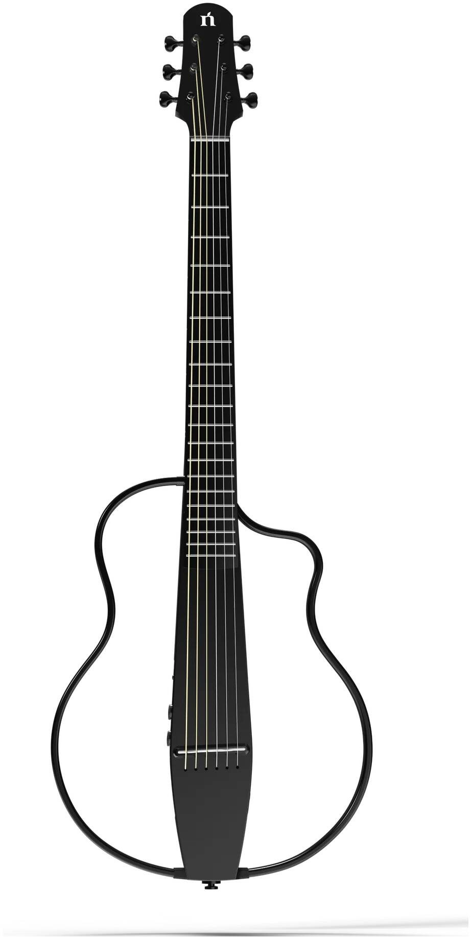 NATASHA NBSG Steel Black - Гитара электроакустическая сайлент смарт