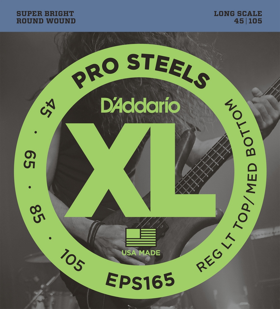 D"ADDARIO EPS165 PROSTEELS BASS CUSTOM LIGHT 45-105
