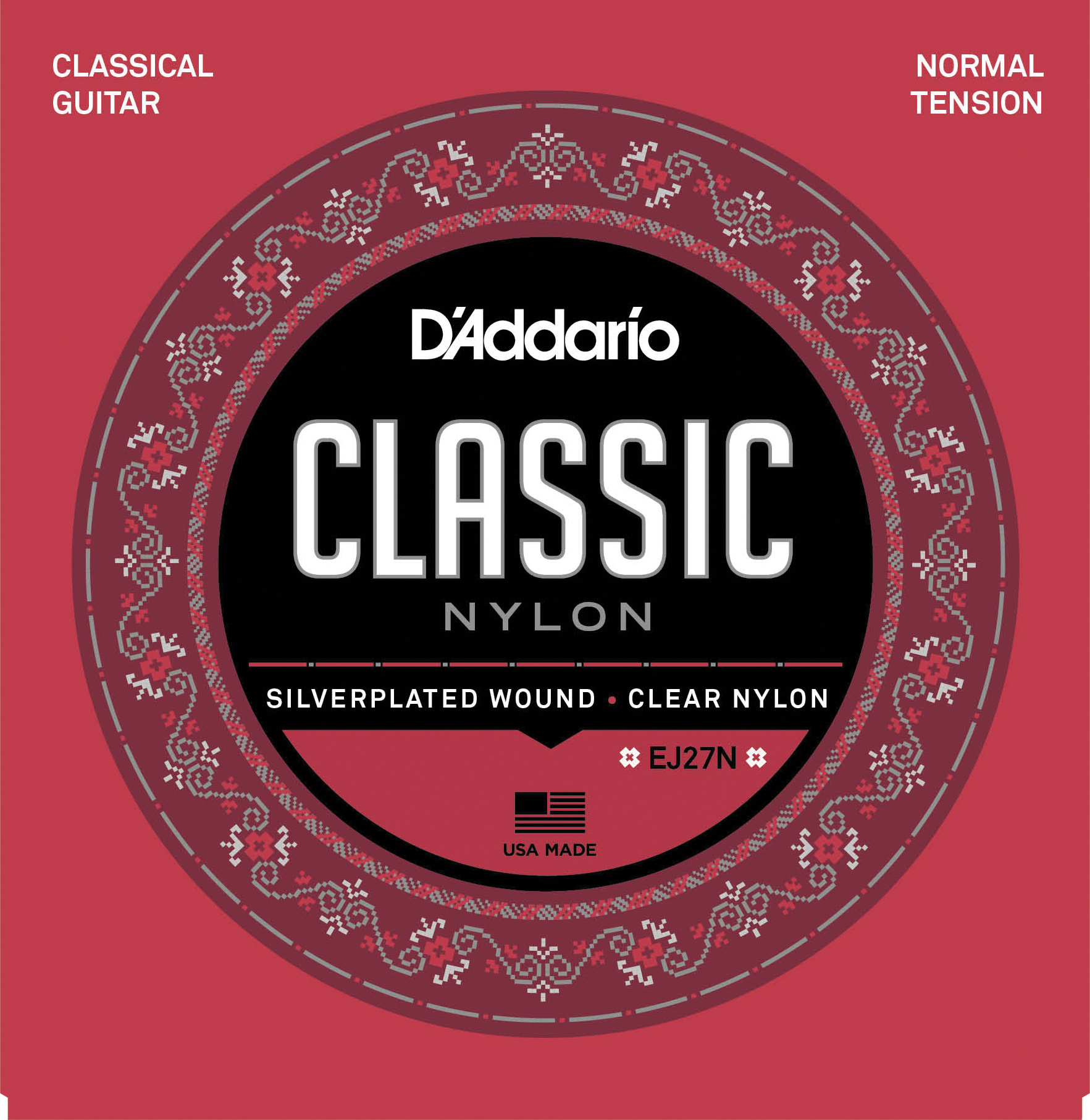 D"ADDARIO EJ27N STUDENT NYLON NORMAL TENSION