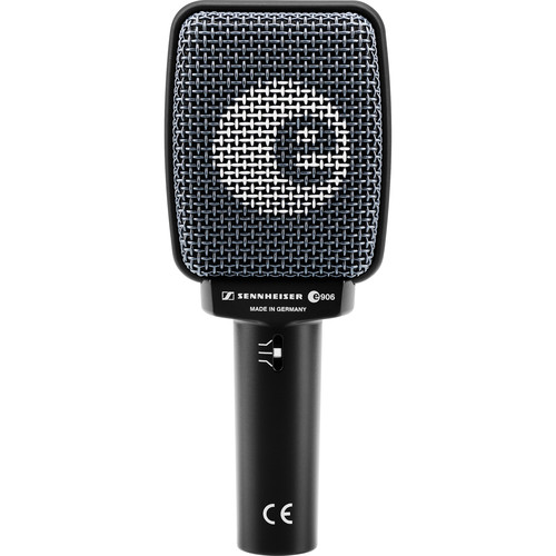 SENNHEISER E 906 микрофон инструментальный, динамический, суперкардиоидный, 40 &ndash; 18000 Гц, 2,2 мВ/Па, 350 Ом