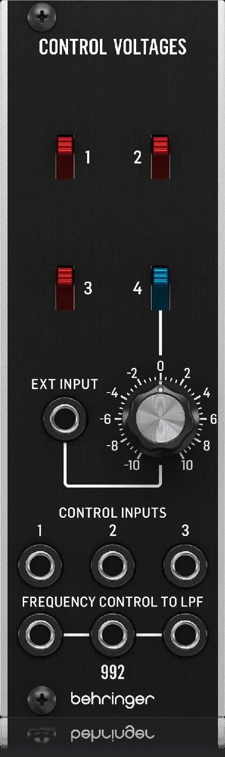BEHRINGER 992 CONTROL VOLTAGES