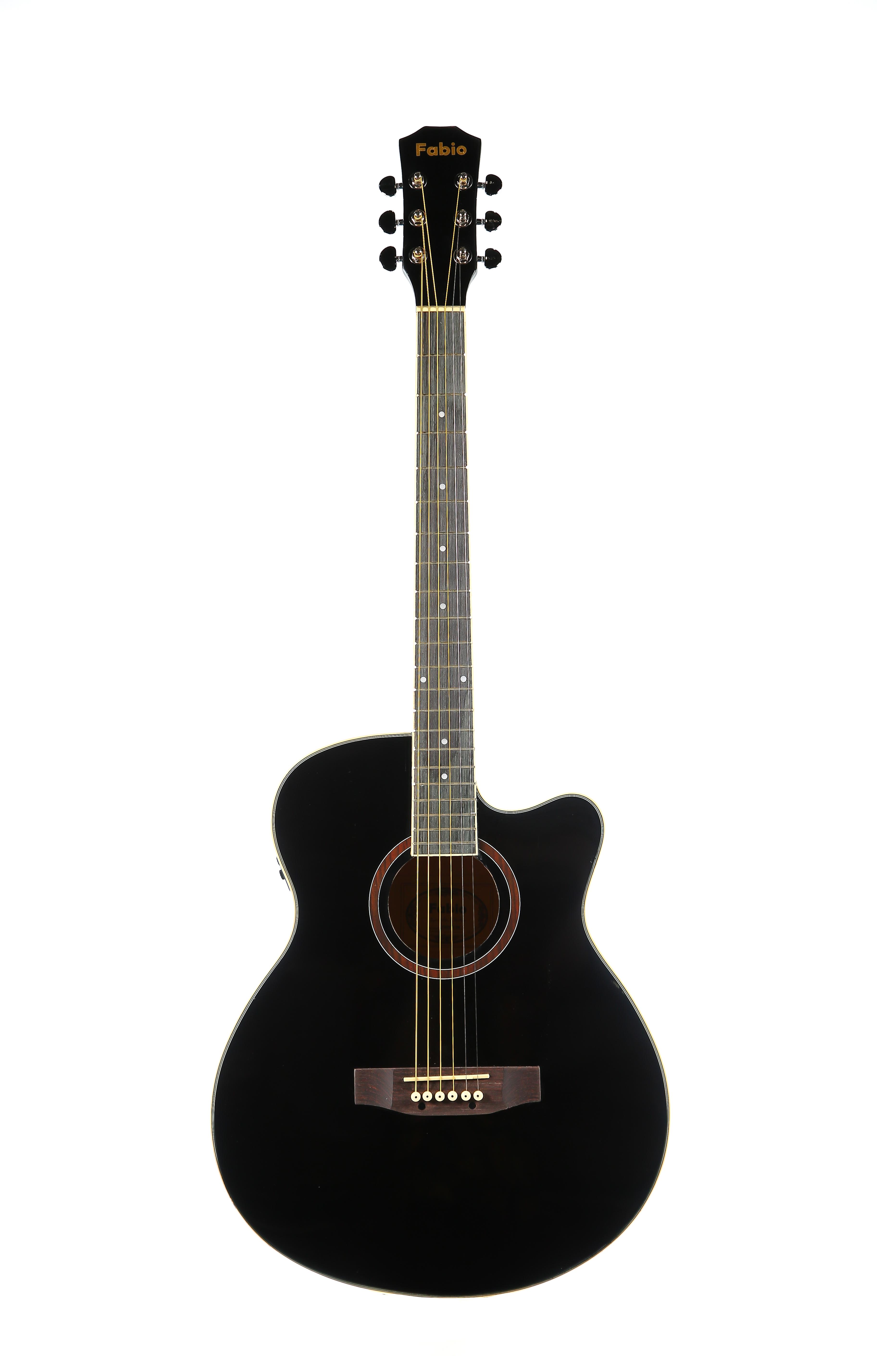 Электроакустическая гитара FABIO F4050E BK EQ