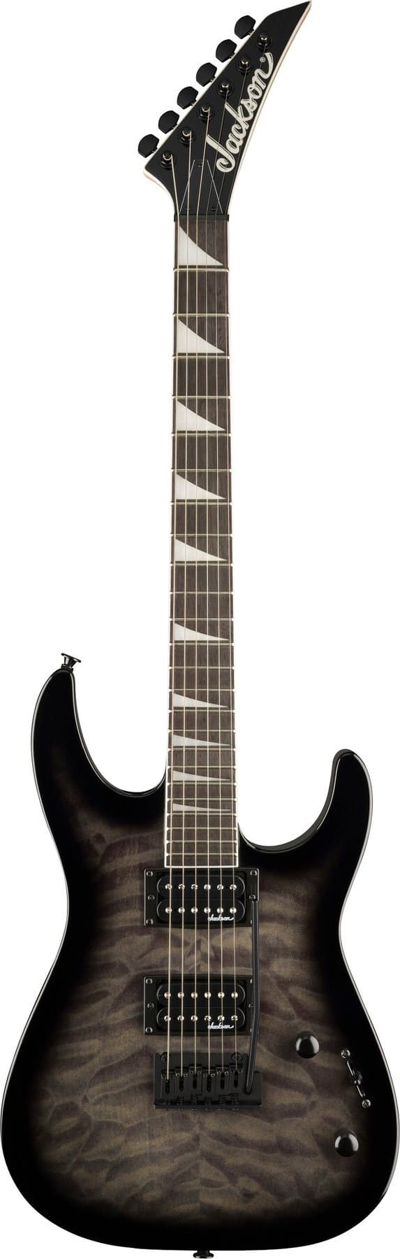 JACKSON JS Series Dinky JS20 DKQ 2PT Transparent Black Burst