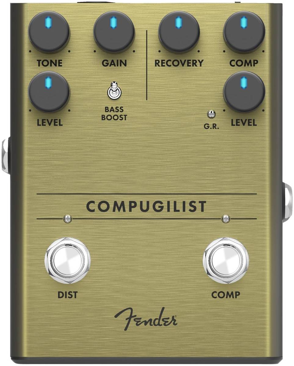 FENDER COMPUGILIST COMP/DISTORTION напольная гитарная педаль эффектов дисторшн...