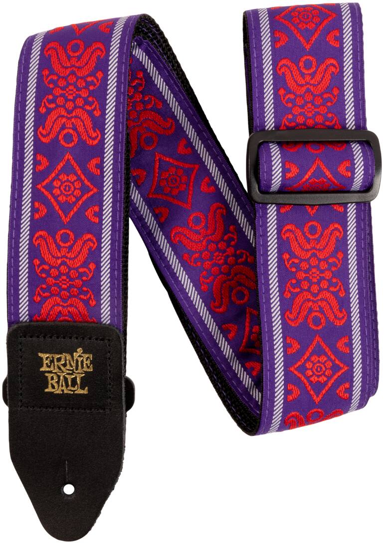 ERNIE BALL 5330 Jacquard Royal Flush Red - Ремень для гитары