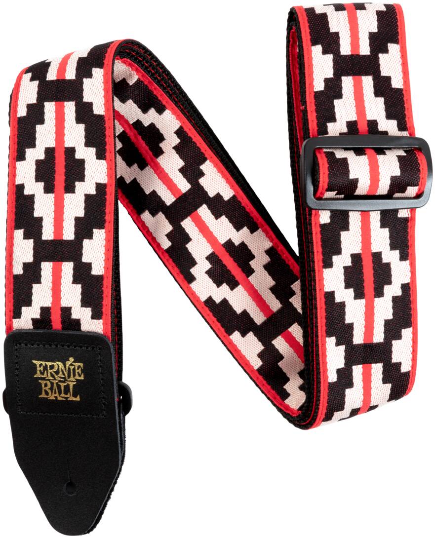 ERNIE BALL 5322 Jacquard Ristra Red - Ремень для гитары