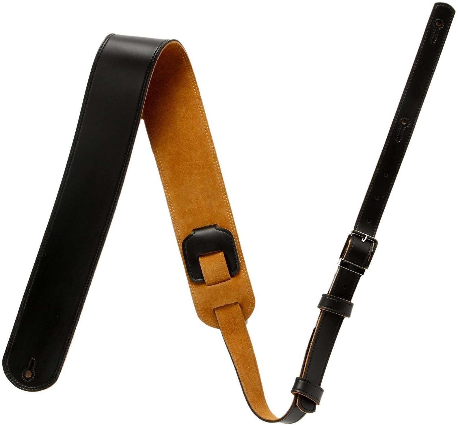 IBANEZ GSLZ60-BK LEATHER GUITAR STRAP кожаный ремень для гитары, черный