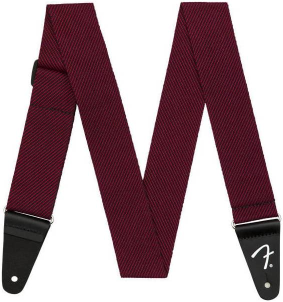 FENDER STRAP MODERN TWEED BLACK RED Ремень для гитары, красно-черный твид