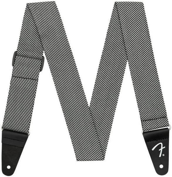 FENDER STRAP MODERN TWEED WHITE BLACK Ремень для гитары, бело-черный твид