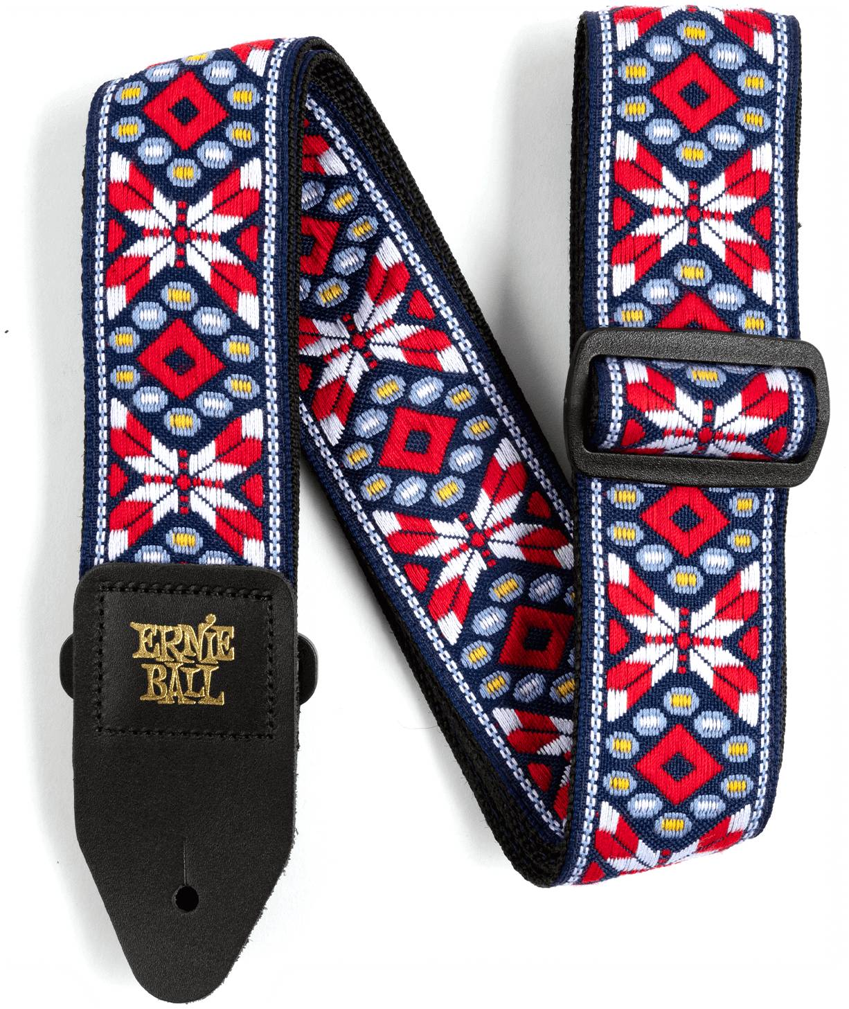 ERNIE BALL 4639 Jacquard Taos Fire Red - Ремень для гитары