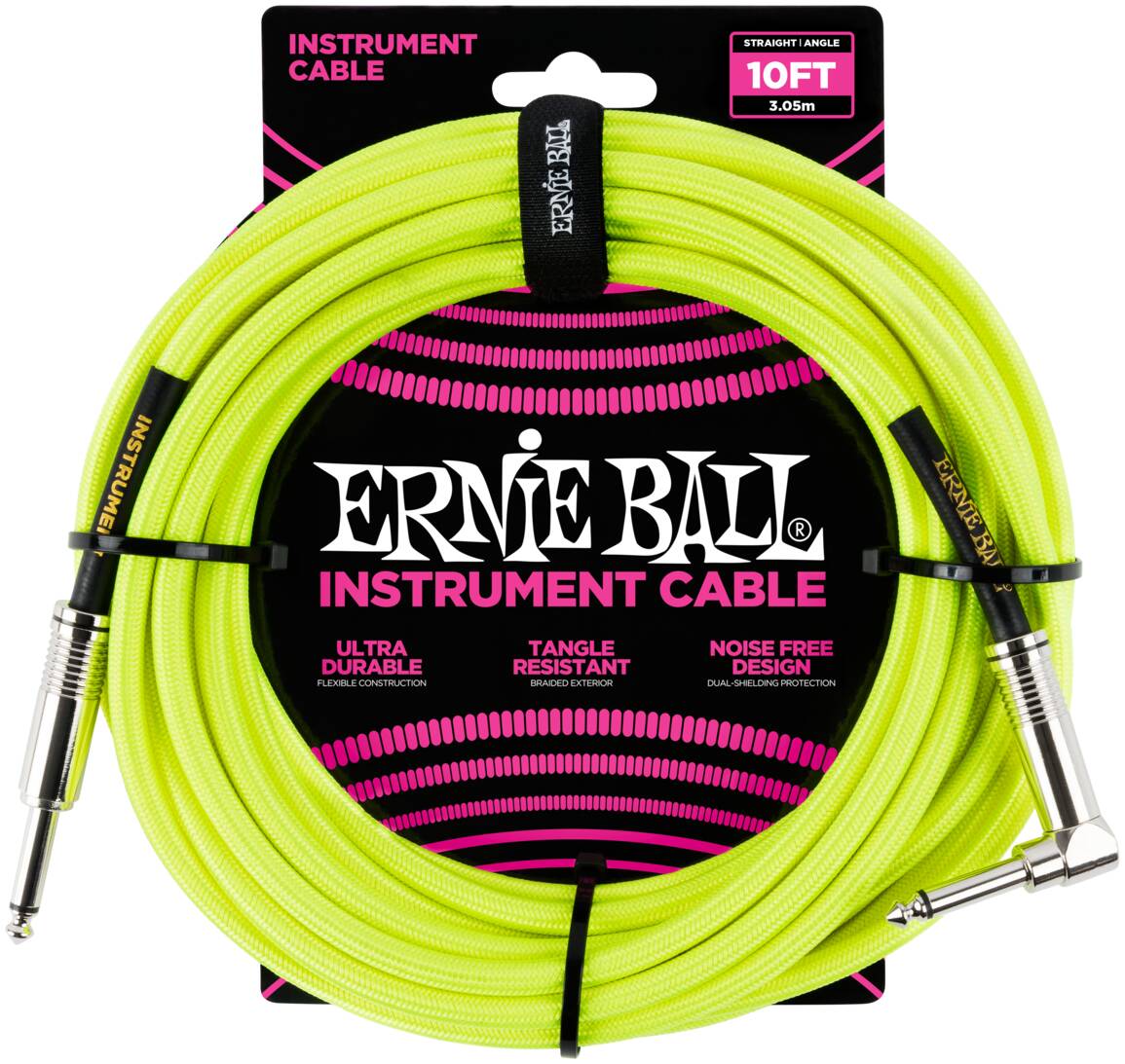 ERNIE BALL 6080, 3.05м - Инструментальный кабель