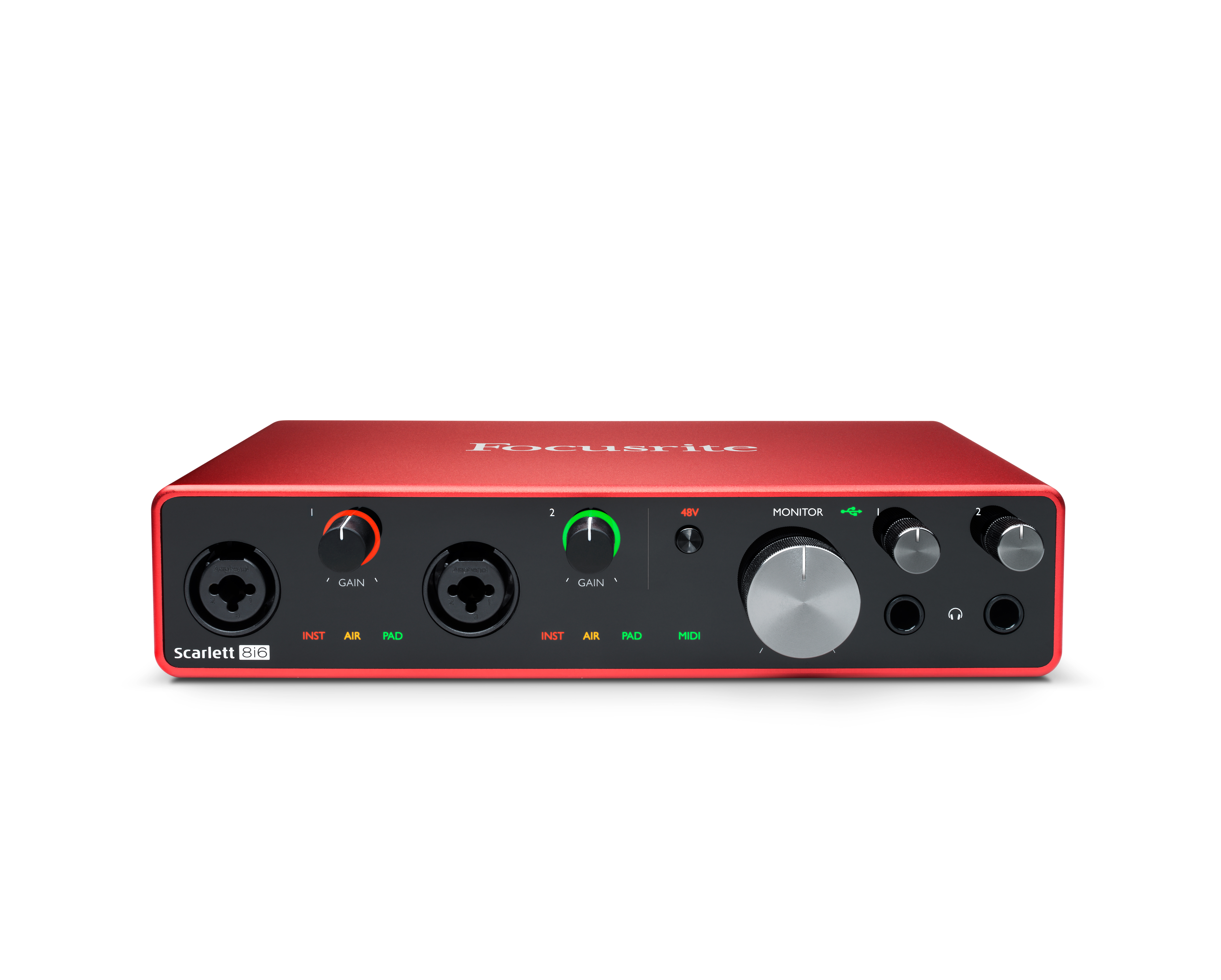 FOCUSRITE Scarlett 8i6 3rd Gen аудио интерфейс USB, 8 входов/6 выходов