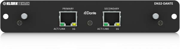 KLARK TEKNIK DN32-Dante - Карта расширения