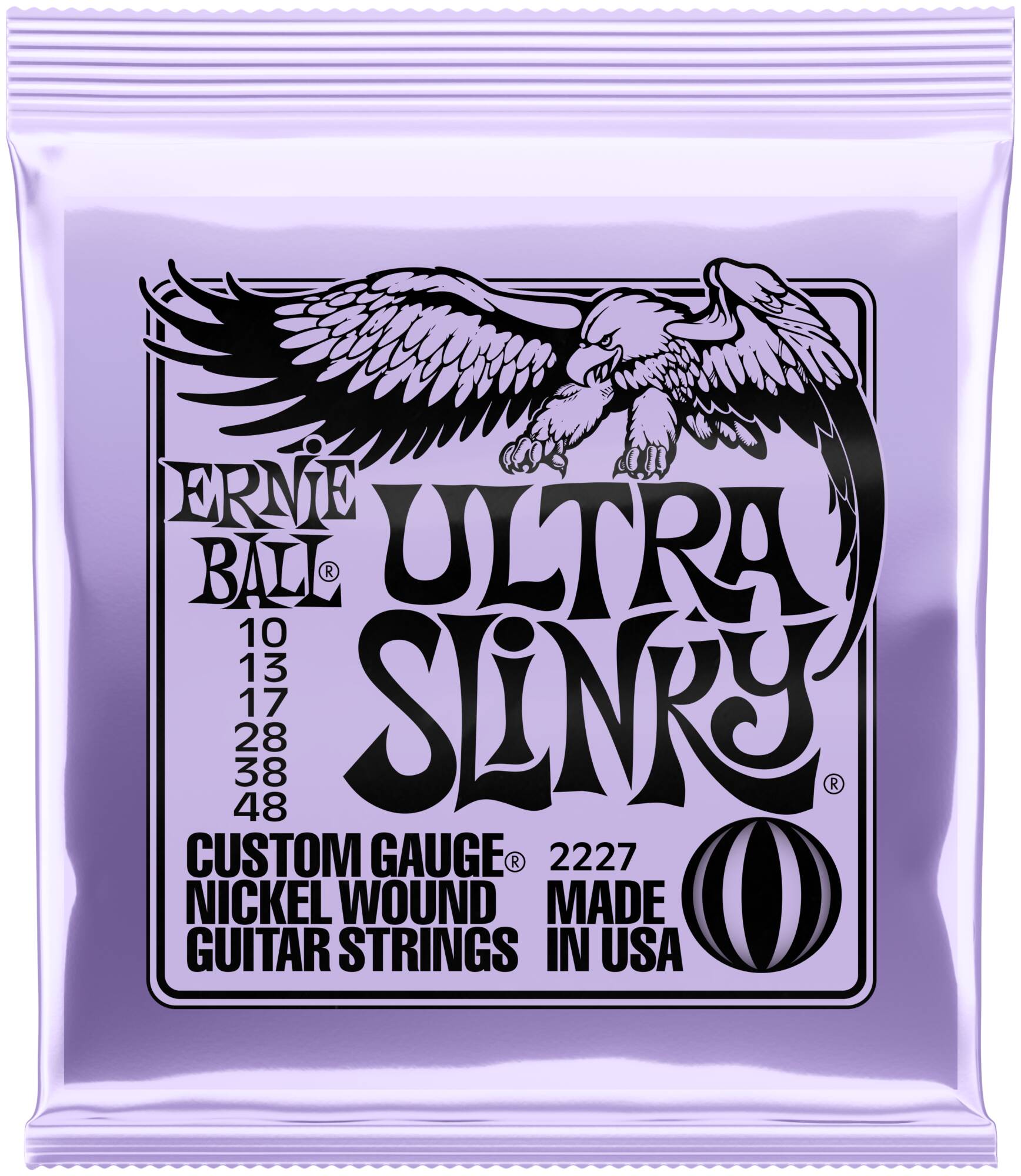 ERNIE BALL 2227 Nickel Wound Slinky Ultra 10-48 - Струны для электрогитары