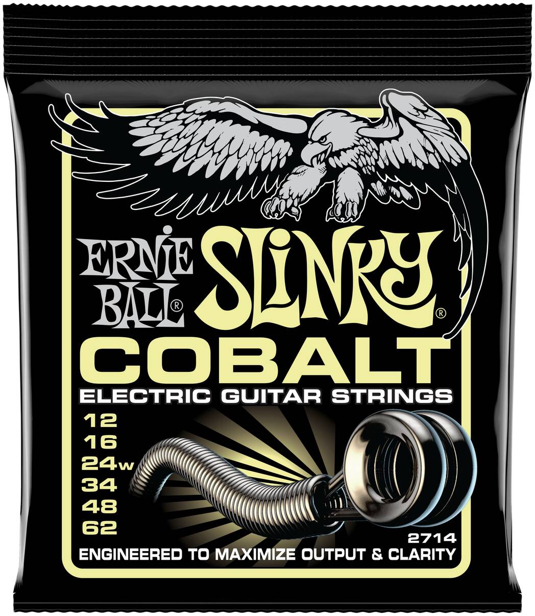 ERNIE BALL 2714 Cobalt Slinky Mammoth 12-62 - Струны для электрогитары