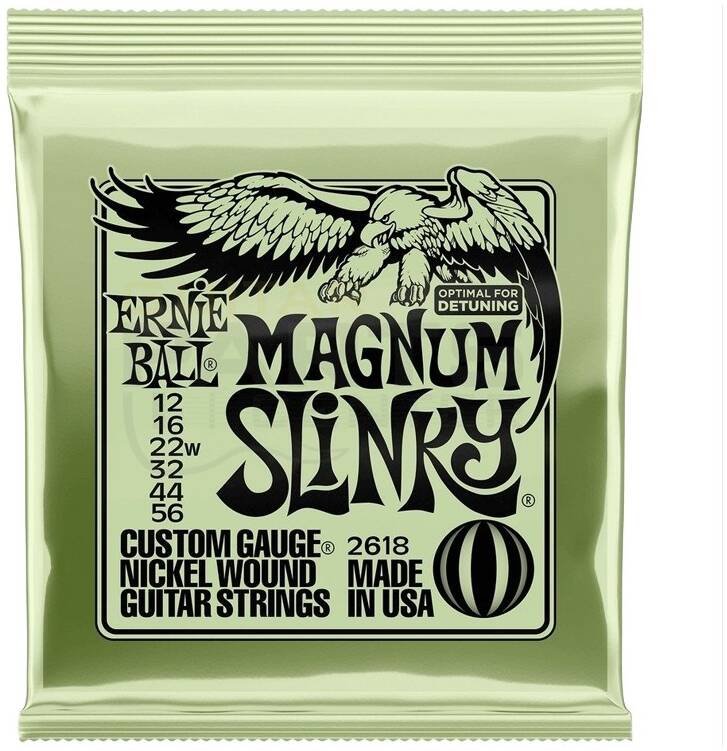 ERNIE BALL 2618 Nickel Wound Slinky Magnum 12-56 - Струны для электрогитары