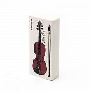 Ластик "СКРИПКА" (цвет белый) разм. 5 х 2,5 х 1 см Испания