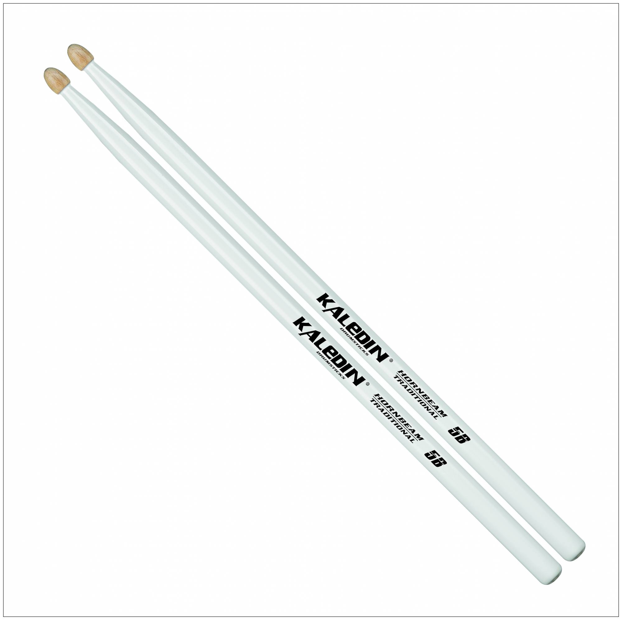 KALEDIN DRUMSTICKS 5B белые - Барабанные палочки граб