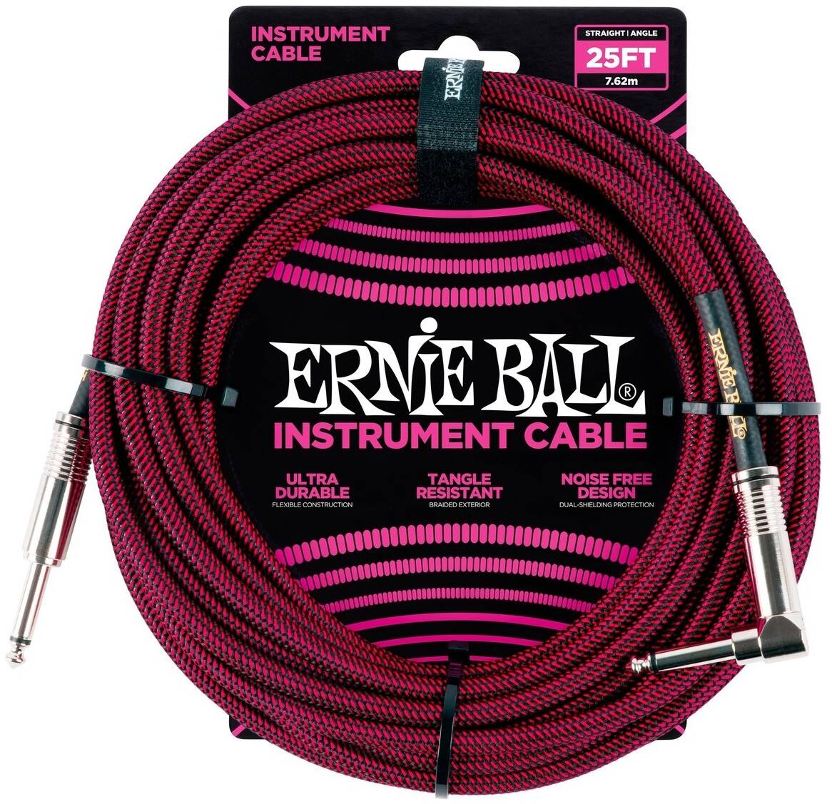 ERNIE BALL 6062, 7.62м - Инструментальный кабель