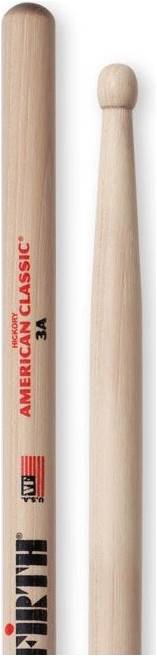 VIC FIRTH 3A - Барабанные палочки орех