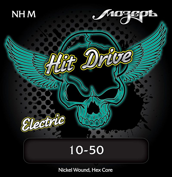 NH-M Medium Hit Drive Комплект струн для электрогитары, 10-50, Мозеръ