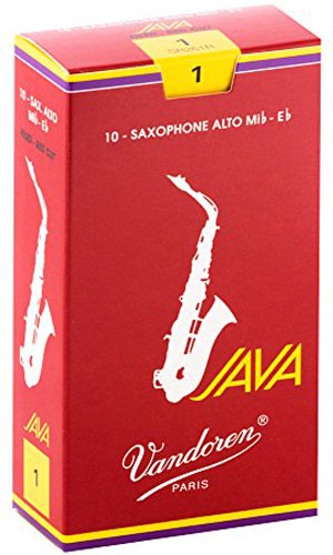 SR261R JAVA Red Трости для саксофона альт No 1,0 (10шт), Vandoren