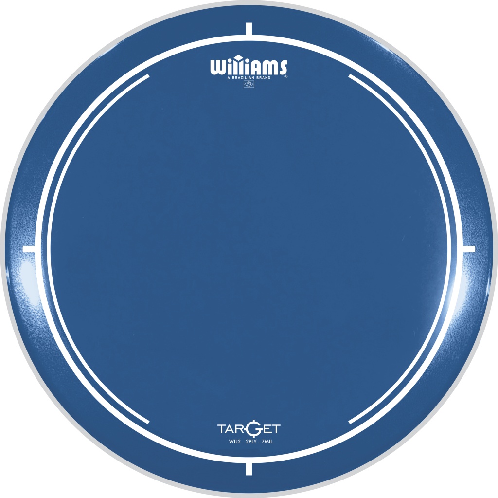 WU2-7MIL-20 Target Series Blue Пластик для бас-барабана 20", синий, Williams