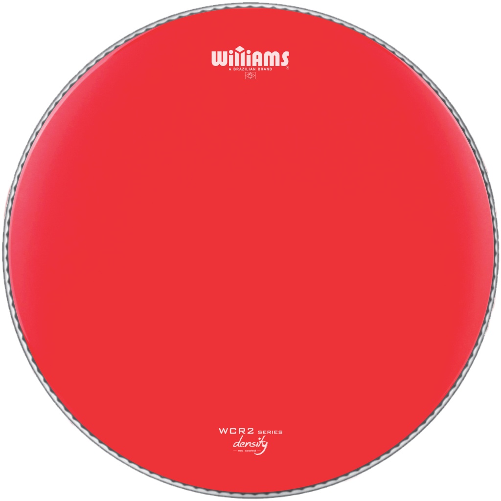 WCR2-10MIL-22 Density Red Series Пластик для бас-барабана 22", с покрытием, красный, Williams