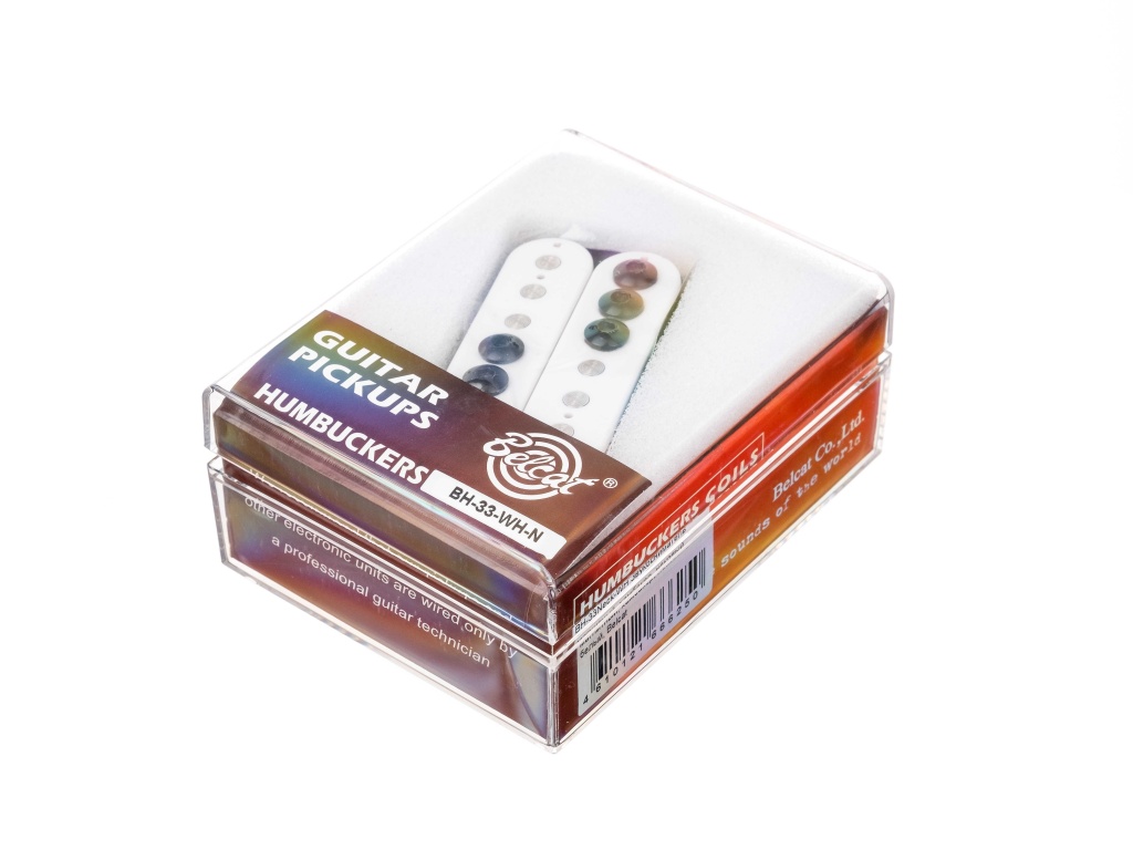 BH-33Neck-WH Звукосниматель магнитный, хамбакер, нековый, белый, Belcat BH-33Neck-WH Звукосниматель магнитный, хамбакер, нековый, белый, Belcat
