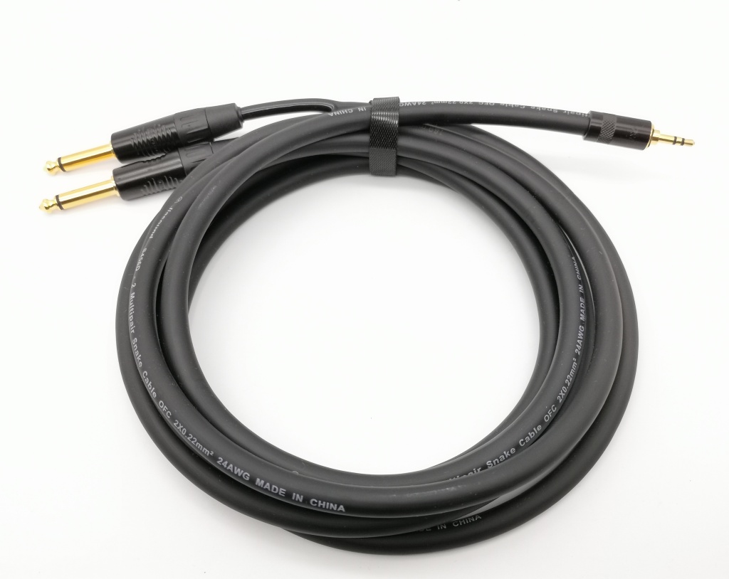E52-3,5-2J-0700-0 Кабель аудио 3.5-2х6.3мм, 7м, ZZcable