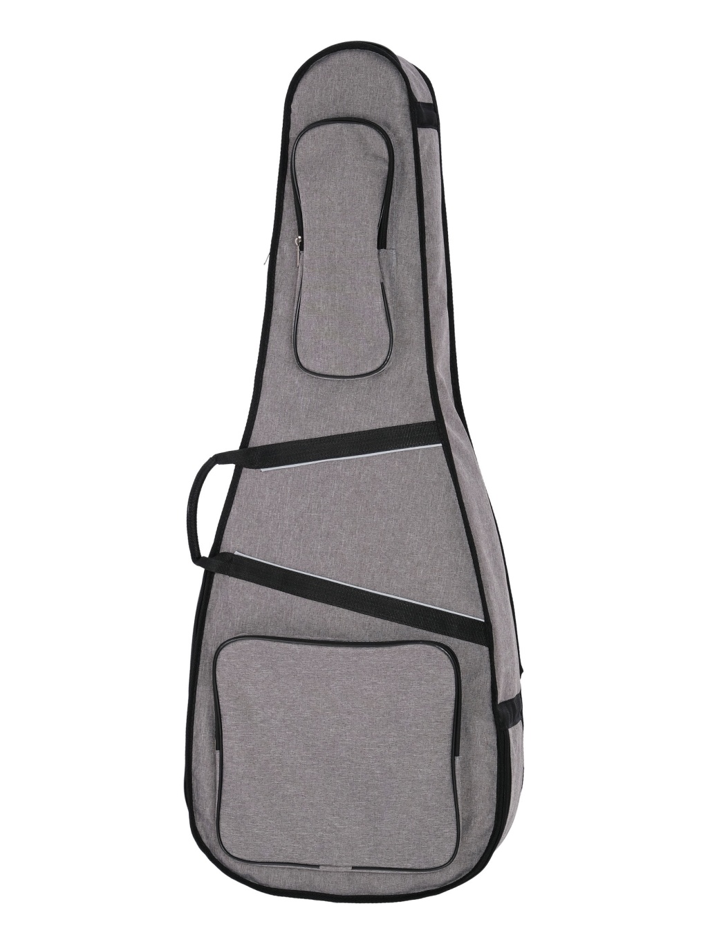 LDG-33 Чехол для акустической гитары, серый/чёрный, Lutner