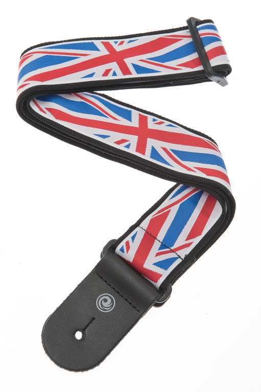50A11 Тканный ремень для гитары, рисунок &laquo;Union Jack&raquo;, Planet Waves
