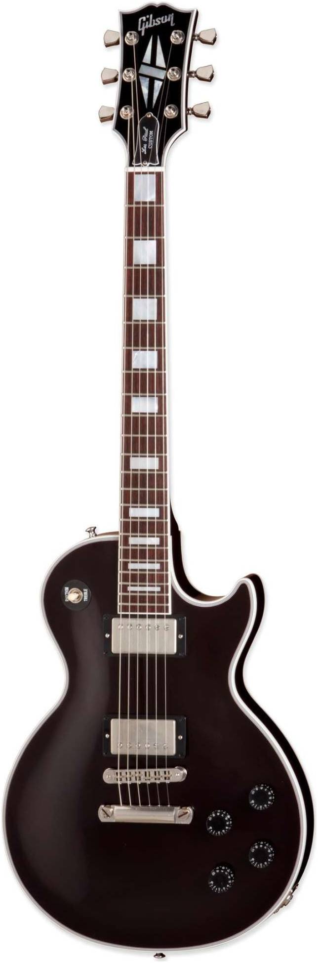 GIBSON CUSTOM LES PAUL CUSTOM EBONY Chrome - Электрогитара