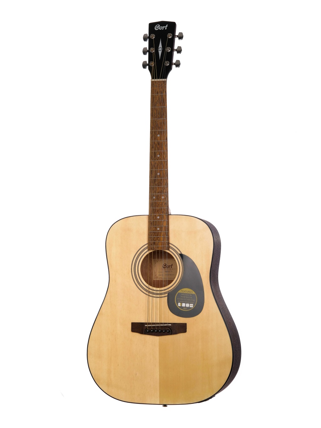 AD810E-OP Standard Series Электро-акустическая гитара, цвет натуральный, Cort