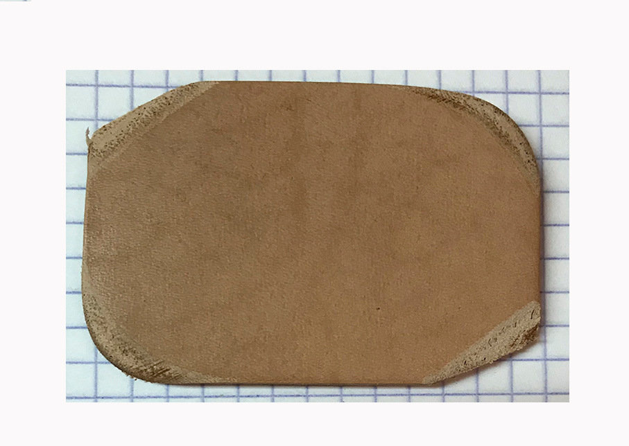P03 Медиатор кожаный для балалайки бас, Мозеръ