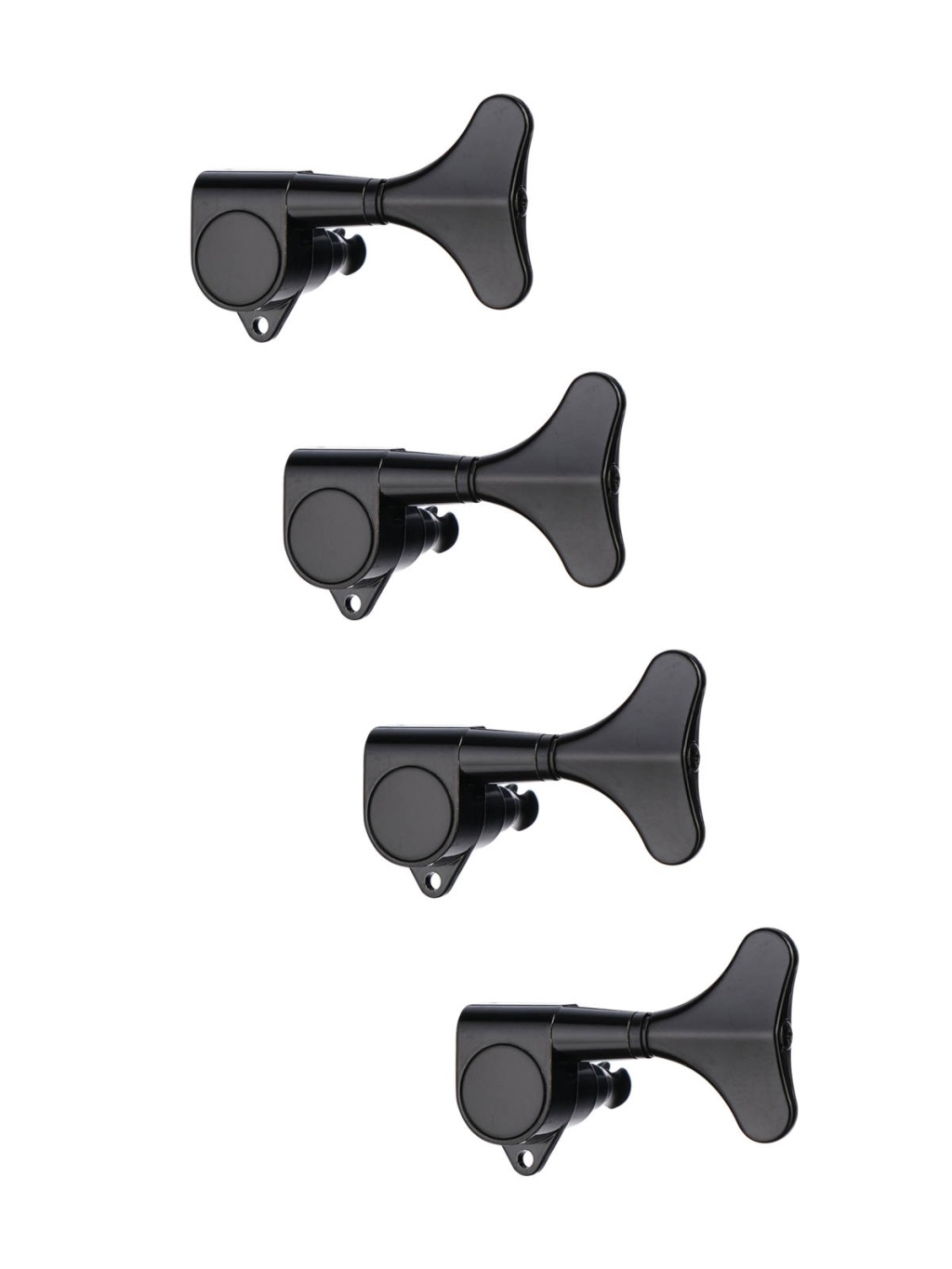 MHB-02-BK-4L Колки для бас-гитары 4л, черные, Metallor