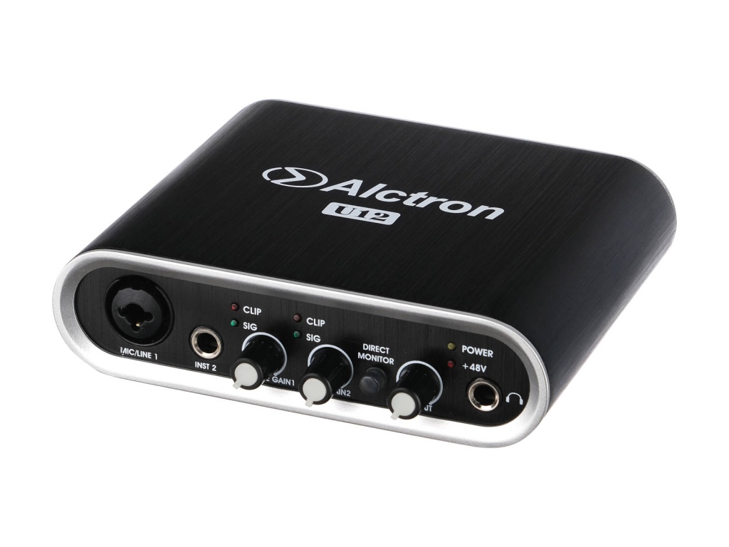 U12-BK Звуковая карта USB, 24 бит/96 кГц, Alctron