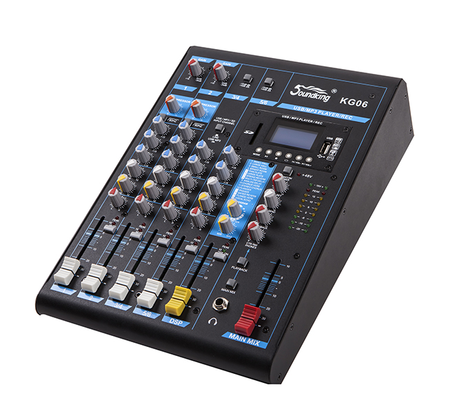 KG06 Микшерный пульт, 6 каналов, Soundking