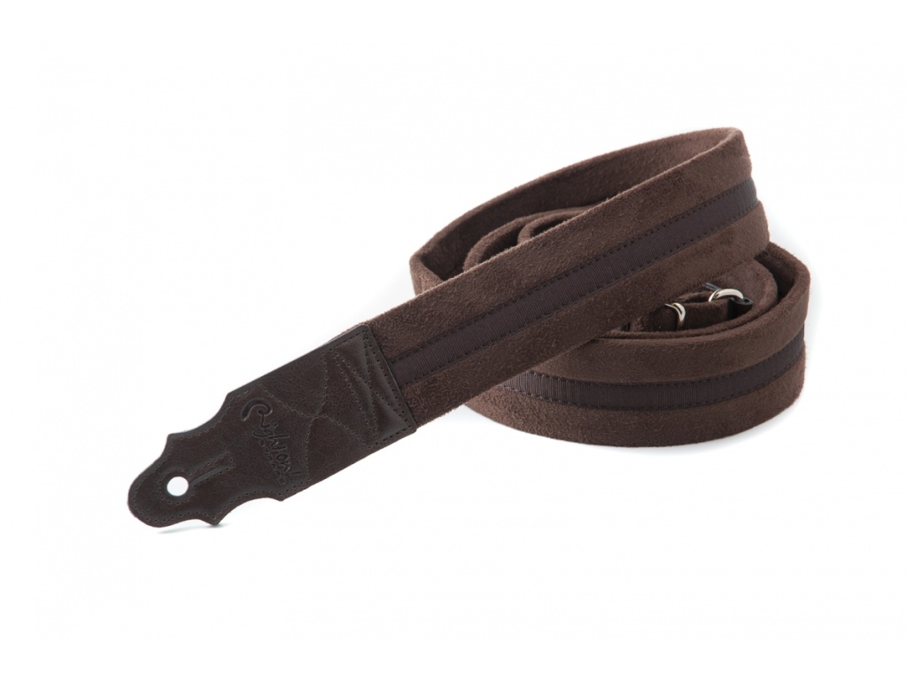8401080080357 Standard Plus Plain Brown Ремень для гитары, RightOn Straps
