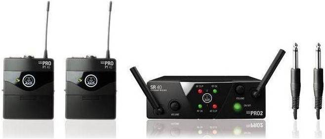 AKG WMS40 Mini2 Instrumental Set BD US45A/C (660.700&662.300) радиосистема...