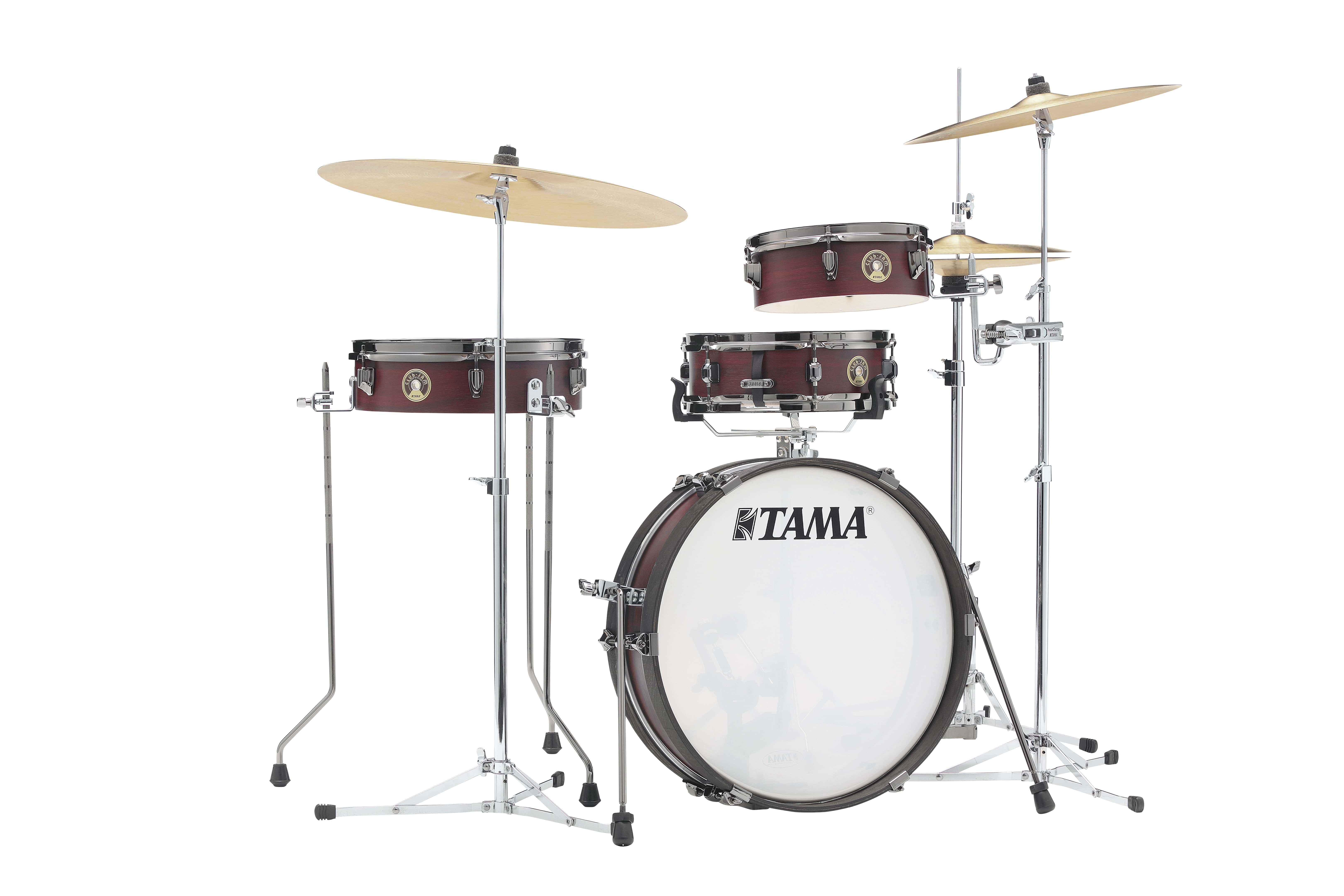 TAMA LJK48PBN-BWW Club-JAM Pancake Drum Kit w/ Black Nickel Shell Hardware