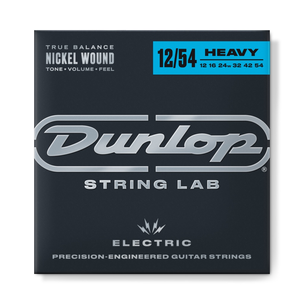 DEN1254 Комплект струн для электрогитары, никелированные, Heavy, 12-54, Dunlop