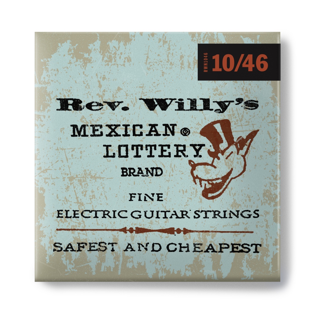 RWN1046 Rev. Willy's Lottery Комплект струн для электрогитары, никелированные, Medium, 10-46, Dunlop