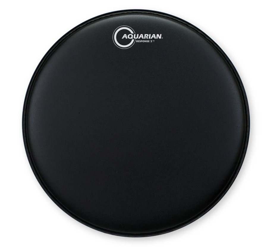 TCRSP2-20BK Response 2 Texture Coated Пластик для бас-барабана 20", черный, Aquarian