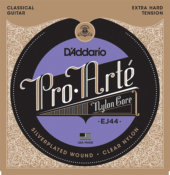 EJ44 PRO ARTE Струны для классической гитары нейлоновые Extra Hard D`Addario