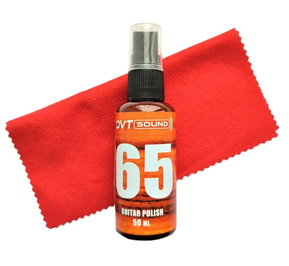 OVT-pol.50ml Полироль для гитары, салфетка в комплекте, 50мл, OVTSound