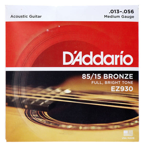 D"ADDARIO SET ACOUS GTR 85/15 MED